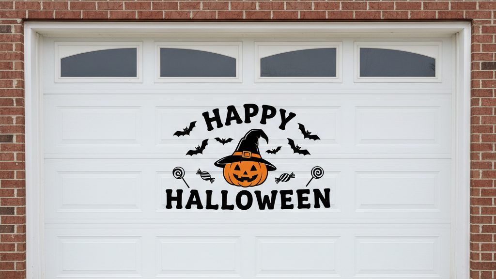 Halloween garage door safety